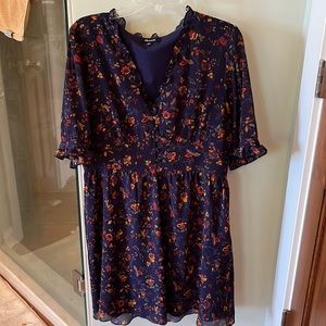 Madewell knee length dress. Perfect fall colors!